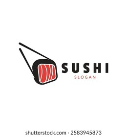 Sushi bar logo. Sushi vector logo icon, or Japanese specialties.