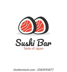 Sushi bar logo. Sushi vector logo icon, or Japanese specialties.