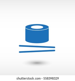 sushi - blue  vector icon
