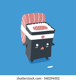 sushi character illustration 