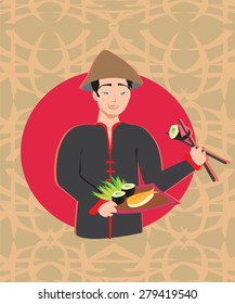 sushi chef card