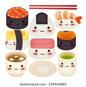 Sushi Collection - Vector File EPS10