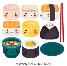 Sushi Collection - Vector File EPS10