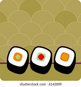 sushi compositio