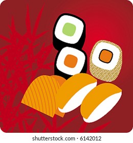 sushi compositio