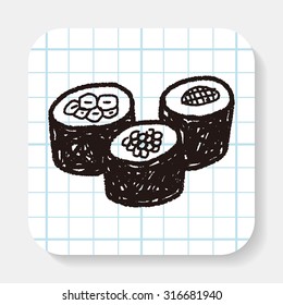 sushi doodle