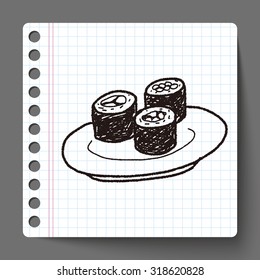 sushi doodle