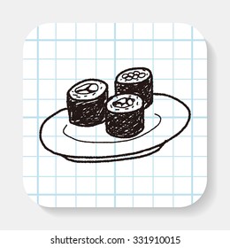 sushi doodle