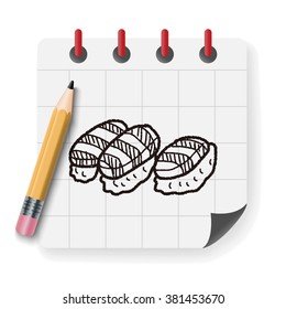 sushi doodle