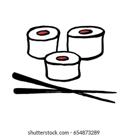sushi doodle