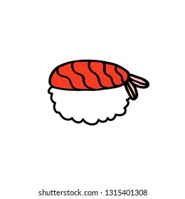 sushi doodle icon