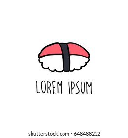sushi doodle icon