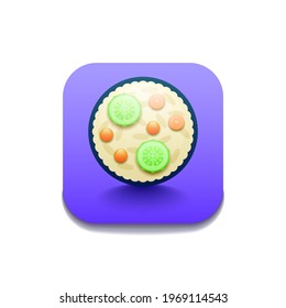 Sushi Fast Food Logo Vector Symbol Icon Design Style