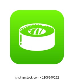 Sushi fish icon. Simple illustration of sushi fish vector icon for web