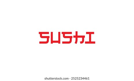 Sushi Font Style Vector Logo Artworks