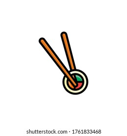 Sushi-Essenssymbol im Restaurant