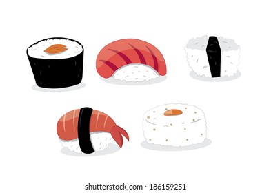 Sushi food set
