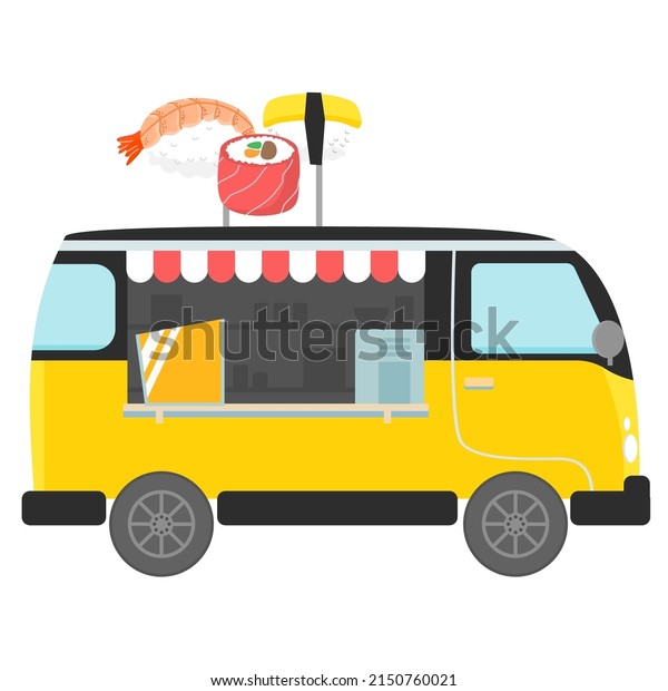 \
sushi food truck japanese\
food