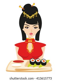 sushi and geisha