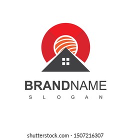 Sushi House Logo Design Template