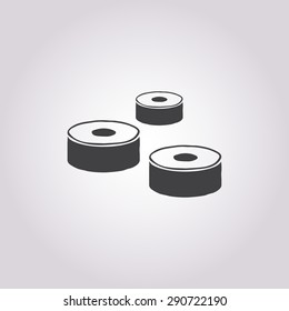Sushi icon. 