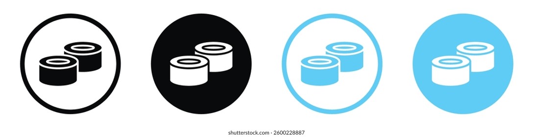Sushi icon collection. vector illustration set