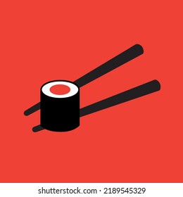Diseño del concepto de icono del sushi
