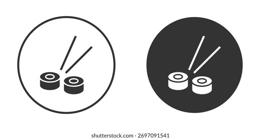 Ícone Sushi projetor vetores, ilustração vetorial
