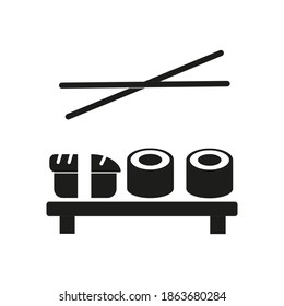 sushi icon element of fast food icon for mobile concept and web apps. Thin line sushi icon can be used for web and mobile. Premium icon on white background