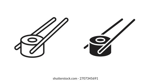 Sushi icon. flat and stroke style Collection. simple symbol