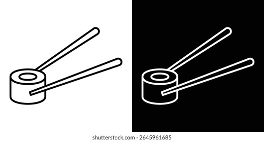 Sushi icon Flat style logo vector. perfect for UI designs