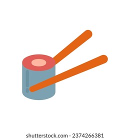 vector de estilo plano de icono de sushi