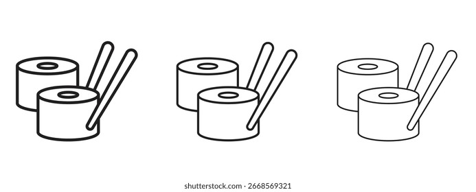 Icono de sushi para proyectos de Diseño gráfico