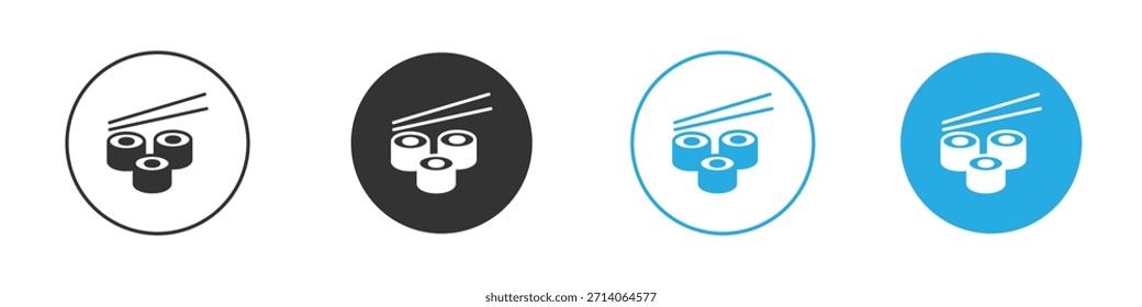 Sushi-Symbol. Entwurfsvorlage für Grafiksymbol