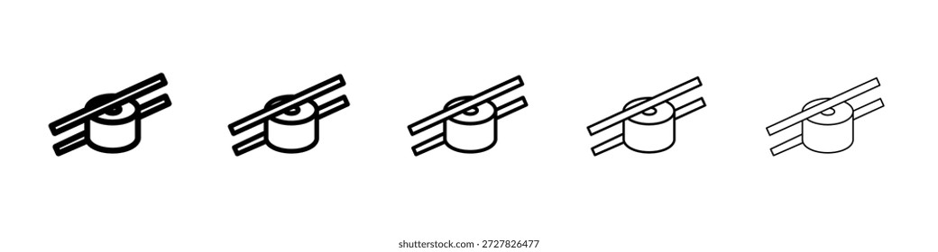 Sushi-Symbol für grafische Designs. Vektordesign des Symbols