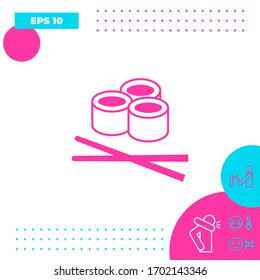 Sushi icon, Graphic elements for your design.