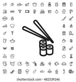 Sushi icon illustration isolated vector sign symbol