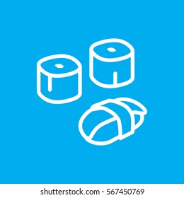 sushi icon illustration isolated vector sign symbol
