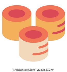 Sushi icon Illustration, for UIUX, Infographic, etc