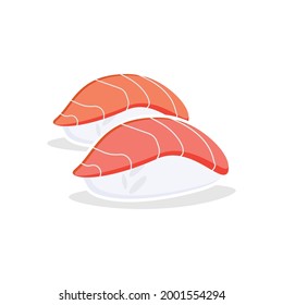 Sushi Icon. Japanese Food Symbol - Vector, Sign Applied to Design, Presentation, Website or Apps Elements.