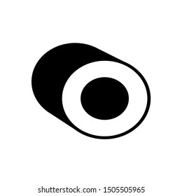 Sushi icon, logo isolated on white background