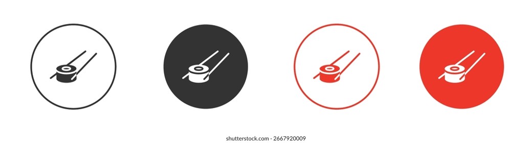 Sushi ícone para logotipo, símbolo de sinal de vetor para design