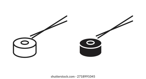 Icono del sushi para el App móvil, diseños editables