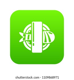 Sushi icon. Simple illustration of sushi vector icon for web