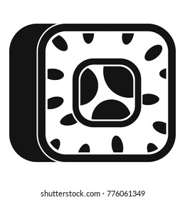 Sushi icon. Simple illustration of sushi vector icon for web
