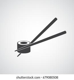Sushi Icon. Traditional Japanese Food. Vector Illustration EPS10