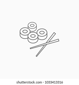 sushi icon, sushi vector