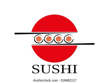 Sushi Icon. Vector