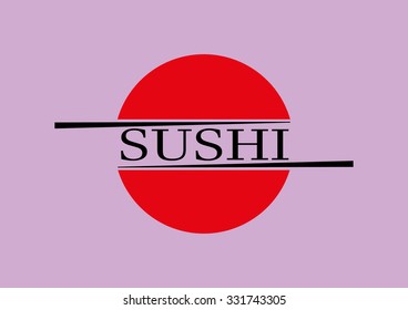 Sushi Icon. Vector