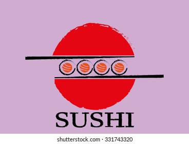 Sushi Icon. Vector